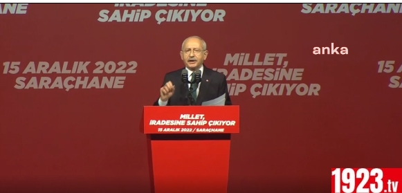 KILIÇDAROĞLU SARÇHANE KONUŞMASI